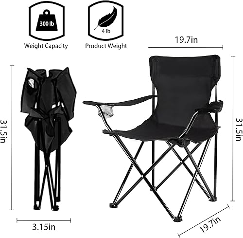 Miniatura 3 de Sillas de camping portátiles, disfruta del aire libre con una silla plegable versátil, silla deportiva, silla para exteriores y silla de césped,