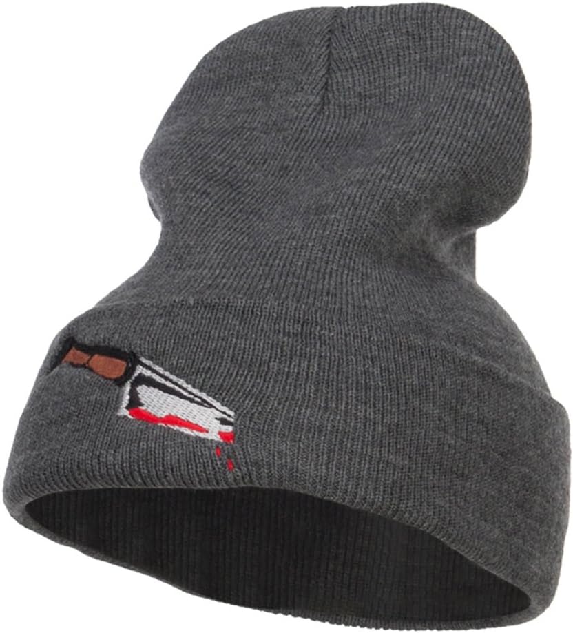 e4Hats.com Bloody Knife Embroidered Long Beanie