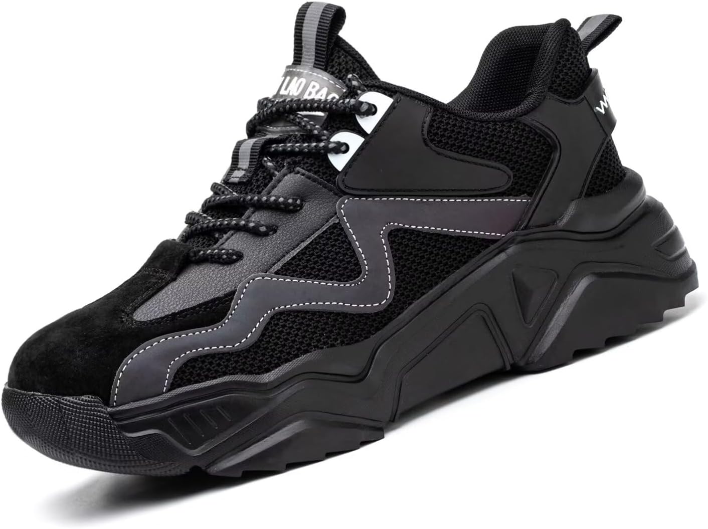 Steel Toe Shoes for Women Men Wide fit Indestructible Work Safety Shoes Lightweight Slip Resistant Puncture Proof Shoes Composite Toe Shoes