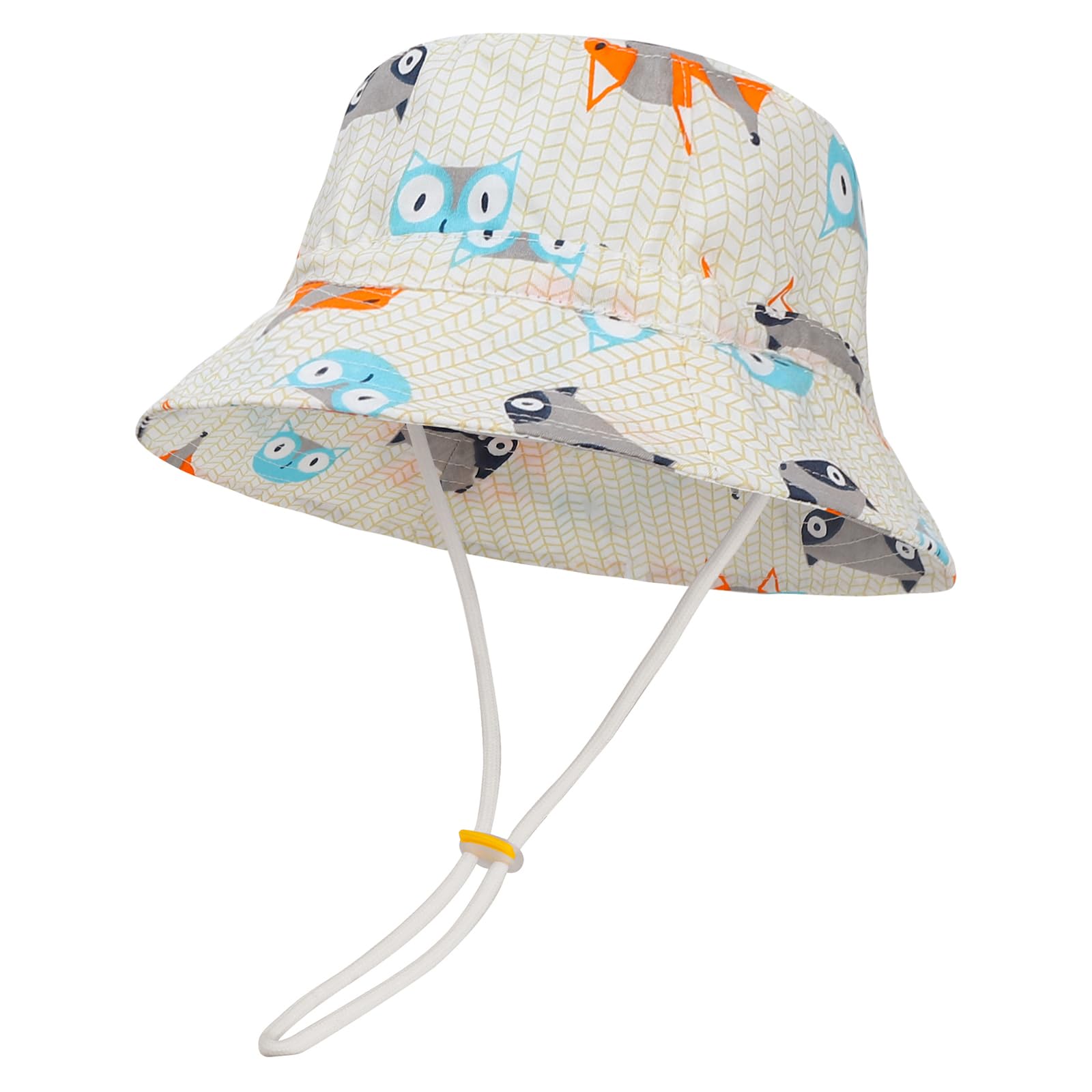 MASOCIO Sombrero de Sol para Bebé Niños Verano Gorro de ala Ancha Protección Solar Ajustable para Exteriores Playa
