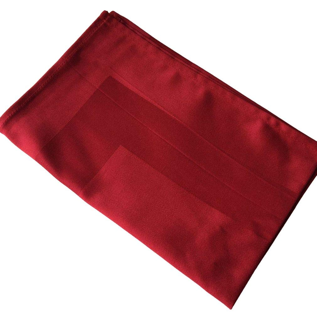 Serviettes de table coton rouge 50x50 cm pour sublimer vos repas de fête en famille