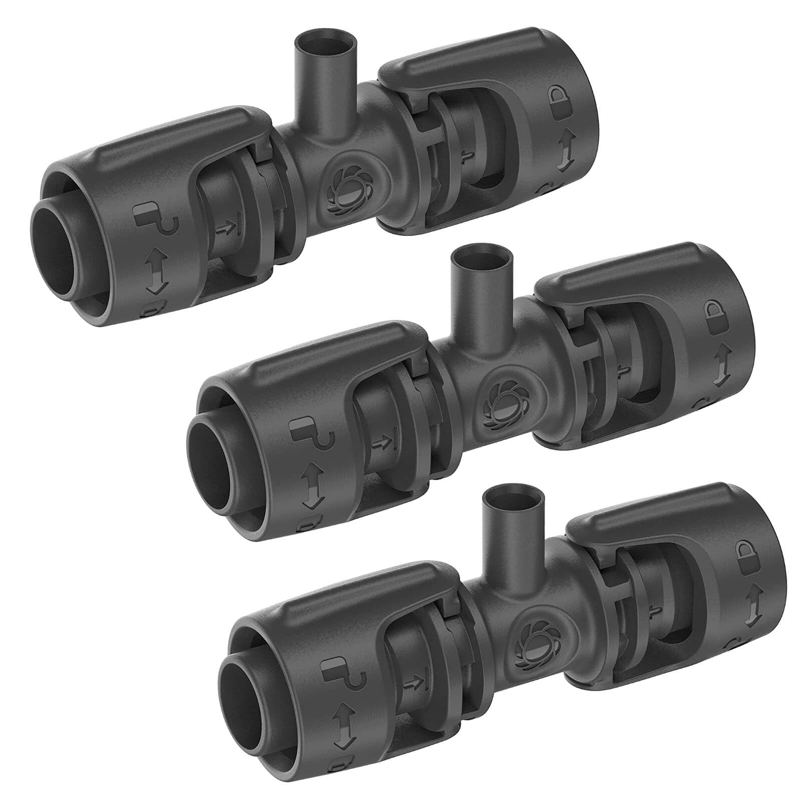 Bewässerung Gardena T-piece for spray nozzle, 13 mm, distributor hose adapter (3 x T-pieces for spray nozzle 13 mm) — image 1