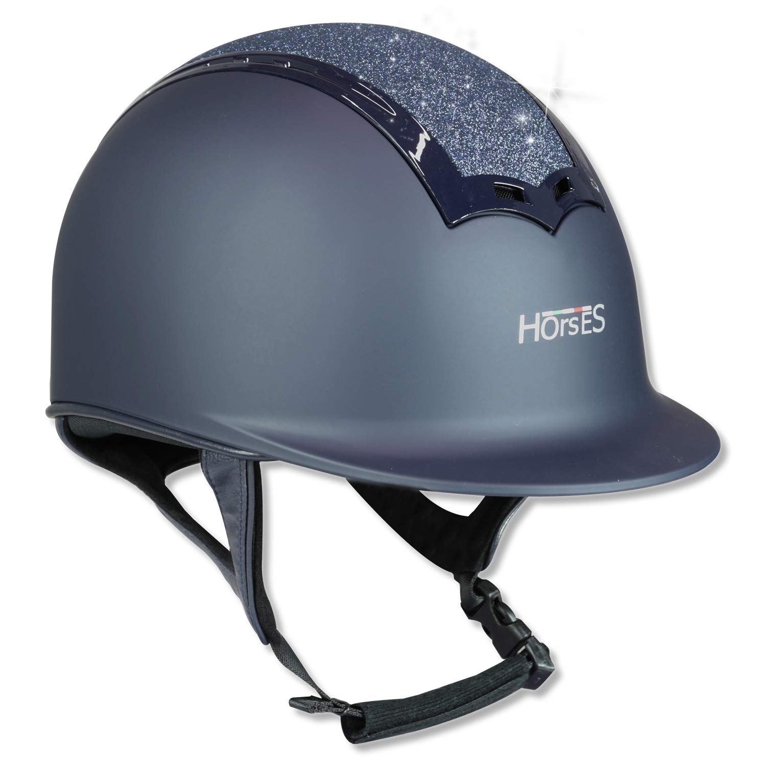 Horses Casco de equitación ejecutivo (azul, 59 cm)