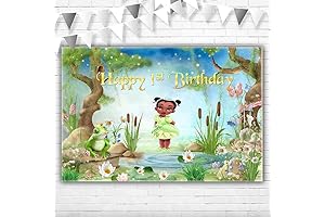 Princess Tiana Happy Birthday Banner