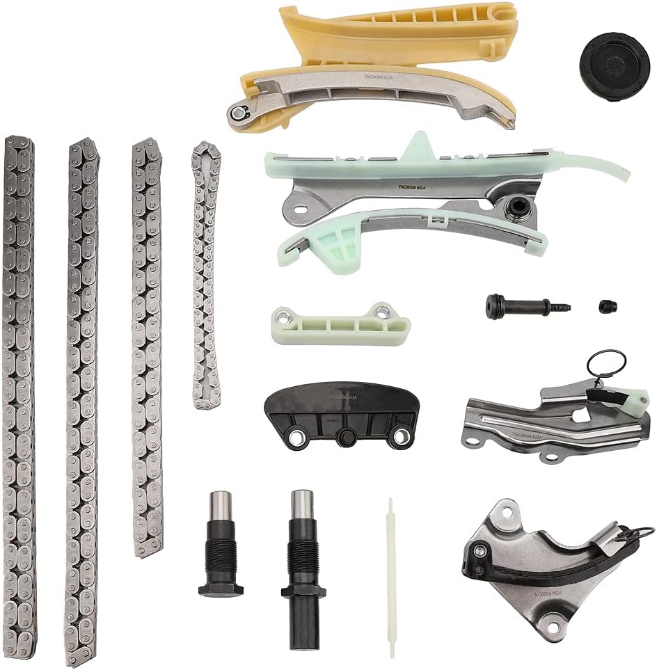 MAYASAF Engine Timing Chain Kit with Original Equipment Replacement Timing Chains, Cassettes, and Tensioners for Select Ford, Mazda, Mercury 4.0L V6 Models