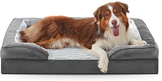 Pawk Orthopädisches Hundebett Grosse Hunde, Memory Foam Hundekorb Mittelgroße Hunde, Hundebetten Waschbar, Abnehmbarem rutschfest Hundesofa,89x64x17cm product image
