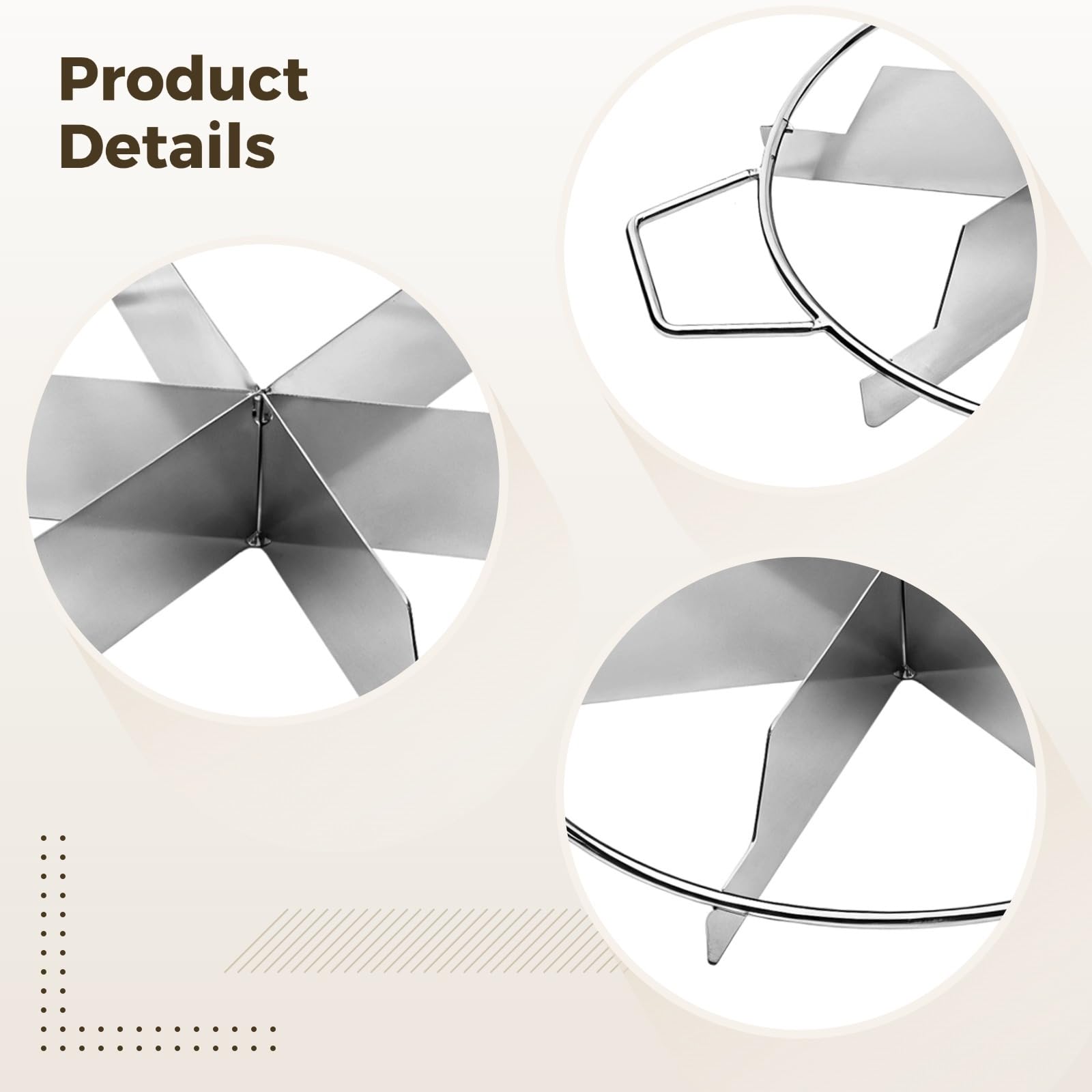 Lot de 2 emporte-pièces à tarte en acier inoxydable de 28 cm et 8 pièces pour tarte et gâteau, antirouille, passe au lave-vaisselle, parfait pour la pizza