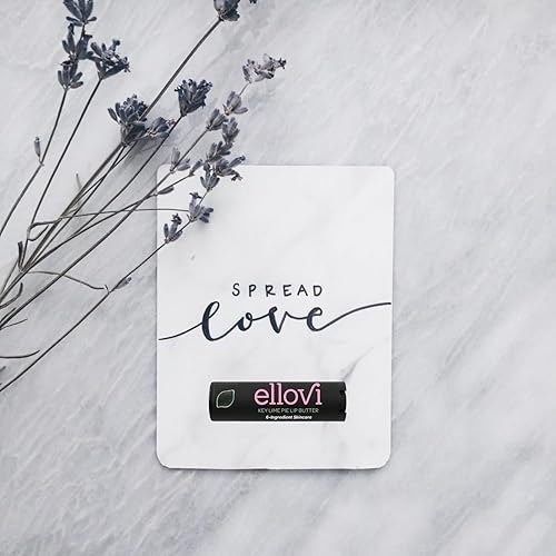 Miniatura 37 de Ellovi Natural Lip Butter Lip Balm - Blossom - Pure Enough to Eat - Made With Just 6 Vegan Ingredients - Moisturizing Lip Care for All Day Hydration