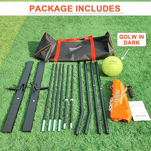 image for Zdgao 12FT Portable Volleyball Training Net for Hitting or Serving Dri