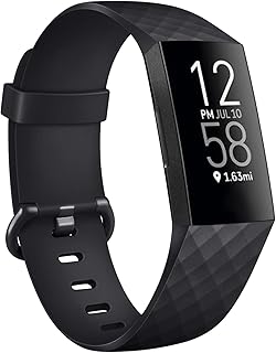 Vancle Bands Compatible with Fitbit Charge 4 / Charge 3 / Charge 3 SE Bands, Classic Soft Replacement Wristband Sport Strap for Fitbit Charge 4 and Charge 3 Charge 3 SE Fitness Activity Tracker Women Men Small Large (011, Black, Large)