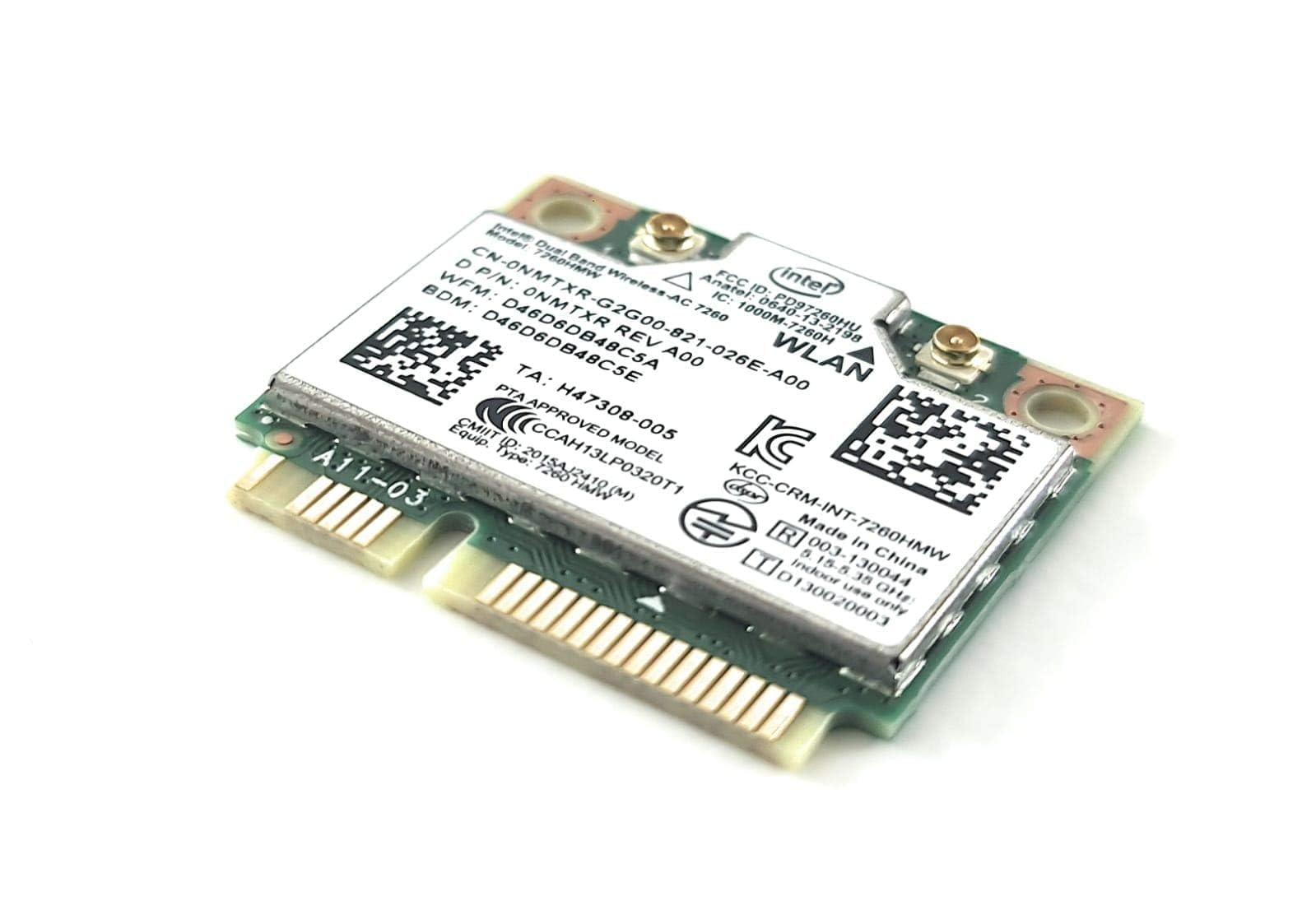 Amazon | Intel Dual Band Wireless - N 7260 7260hmw NB半分Mini PCIe