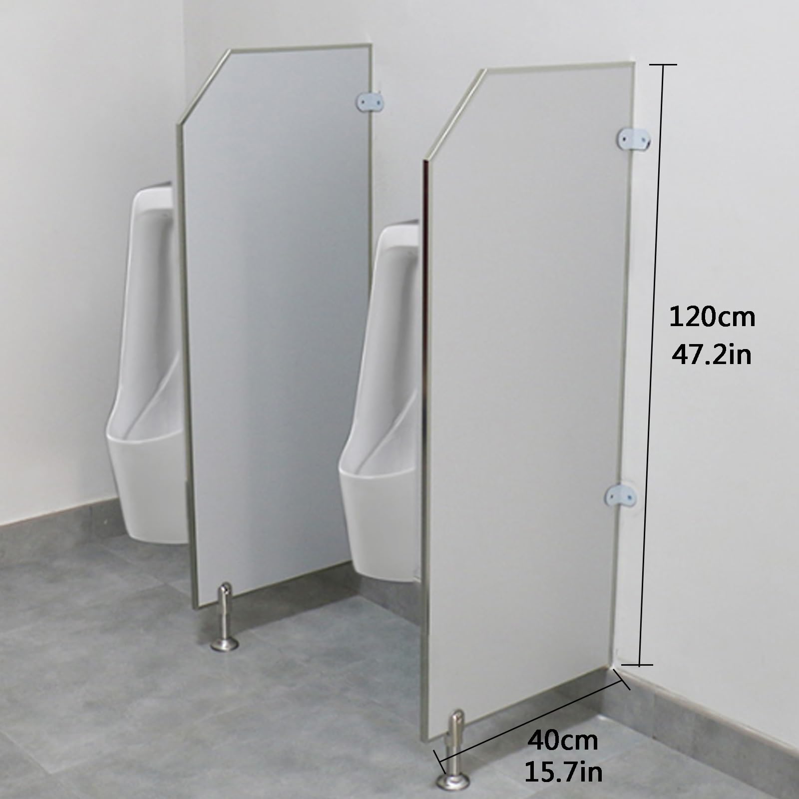 Urinal kreative Sichtschutz Trennwand Toilet tentrennwand bodenstehende Urinal-Schallwand für Erwachsene Urinal-trennwand Für Öffentliche Toiletten Geeignet für Schulen und Einkaufszentren ( Size : 2P