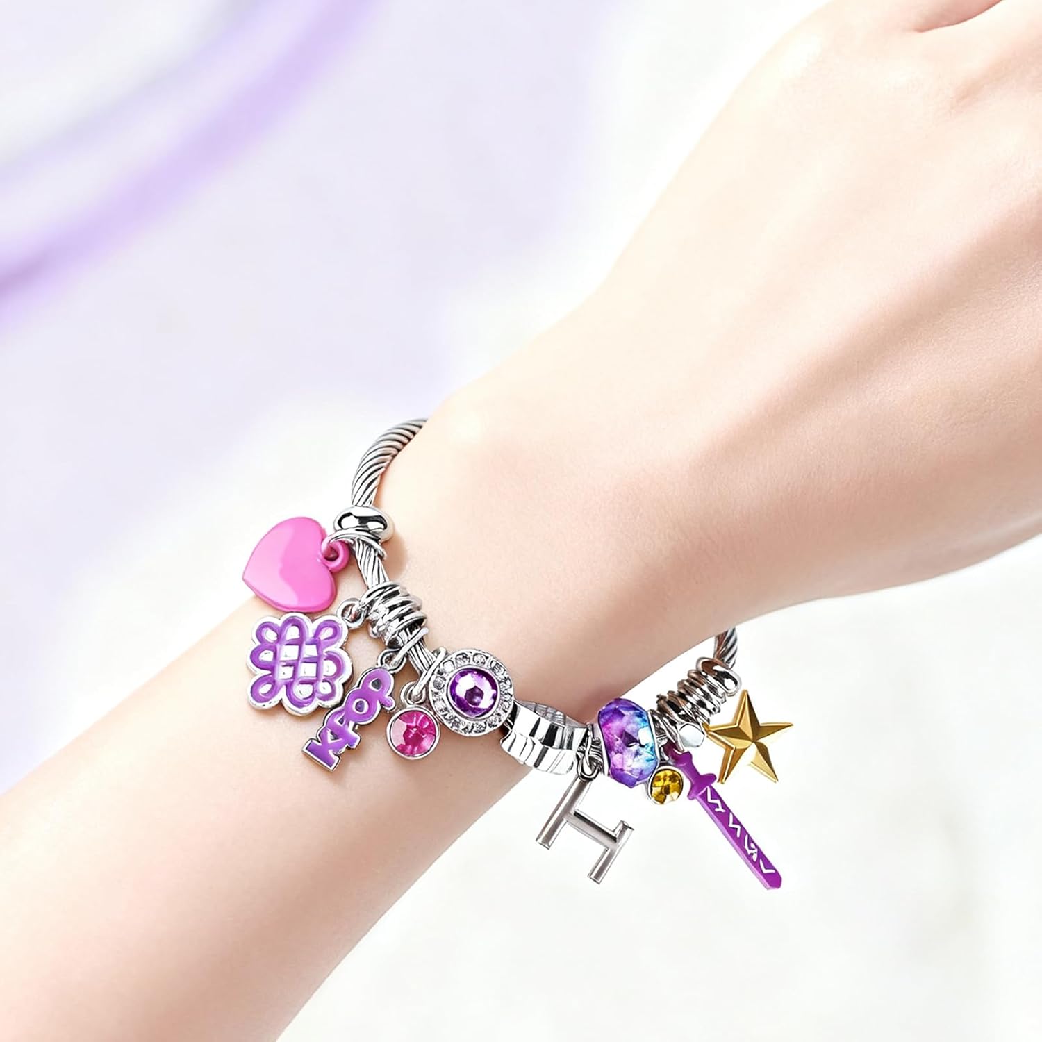 KPop Bracelet - Merch Kpop Stuff items Bracelet Chirstmas Gift for Women, Kpop Jewelry accessories for Fans - Image 5