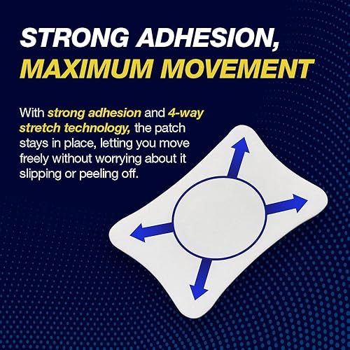 Miniatura 4 de Rebajas AREX Parche para aliviar el dolor fresco y caliente, mediano, paquete de 20 (200 parches en total)