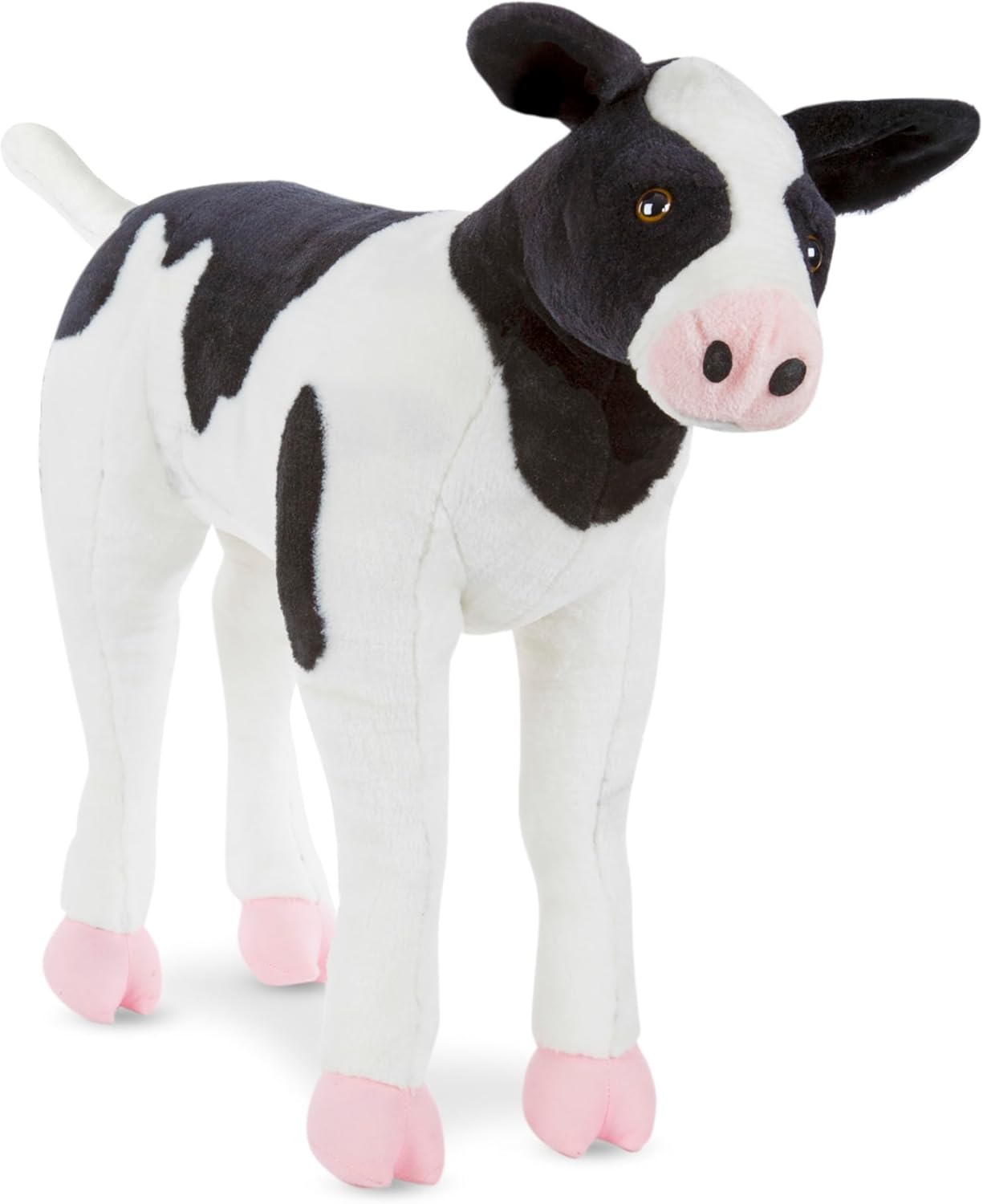 Melissa & Doug Giant Calf - Lifelike Stuffed Animal Baby Cow (2 feet tall)