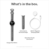 Vista 12 de Google Pixel Watch 1ª generación (modelo anterior) – Reloj inteligente Android con seguimiento de actividad Fitbit – Reloj de seguimiento