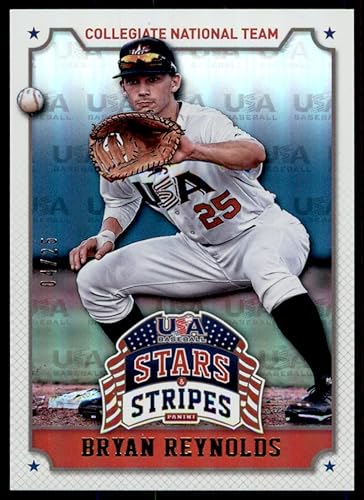 2015 Panini Stars and Stripes Longevity Team Logo Gold #17 - Bryan Reynolds