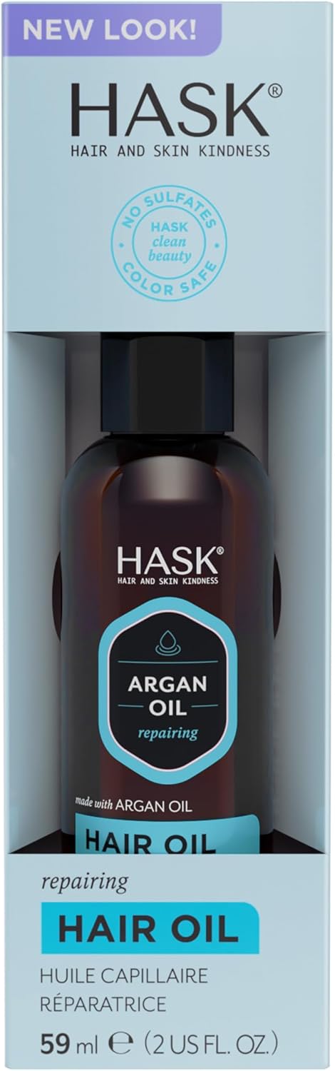 HASK Argan Oil Repairing Shine Oil Pump 59 ml