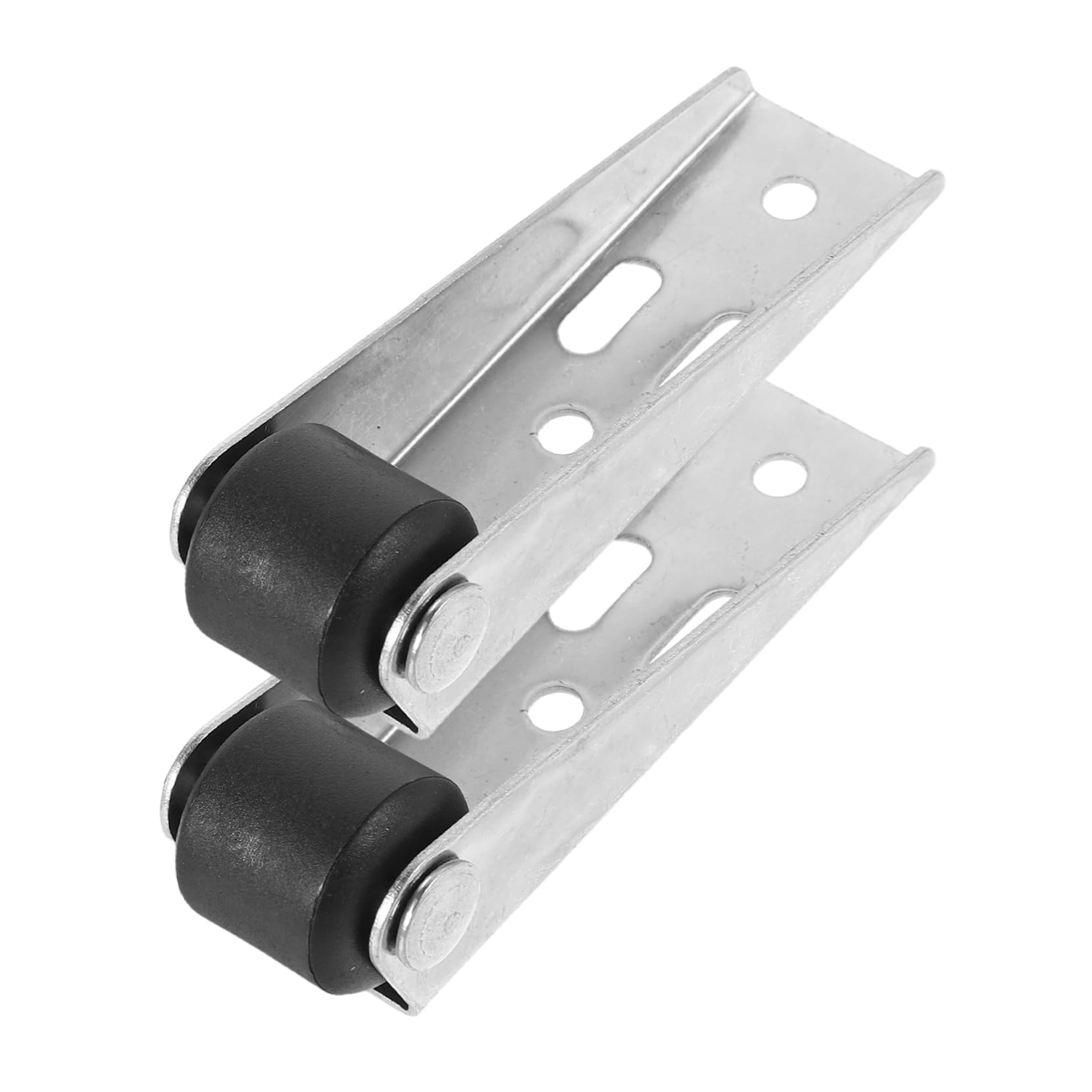 SHINEOFI Door Bottom Support Wheel for Wooden Gates Garden Yard Fence Drooping Pulley Replacement with Smooth Directional Movement Easy Installation 2 Pack