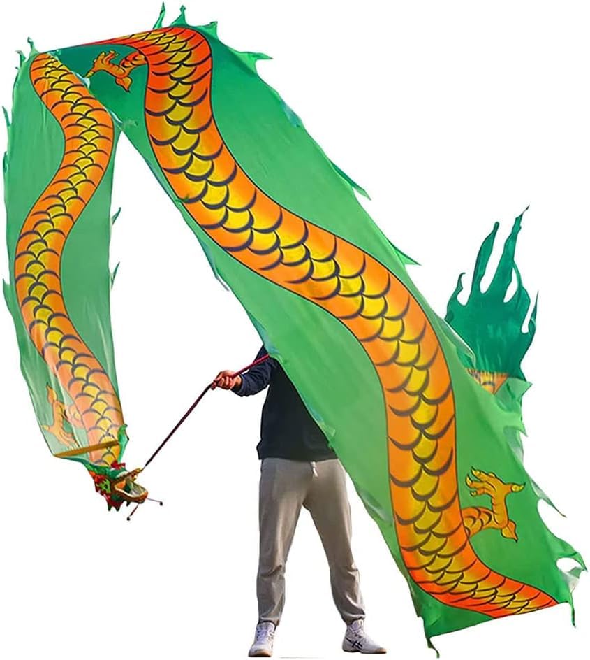 Ruban de danse dragon fitness 6m en soie pour entraînement de swing dance