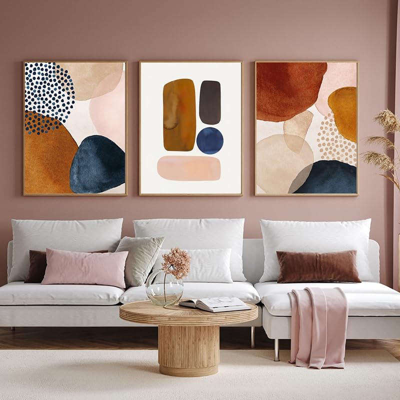 Modern Geometric Plant Decoration Poster, Artistic Abstract Decoration Painting - Image 2