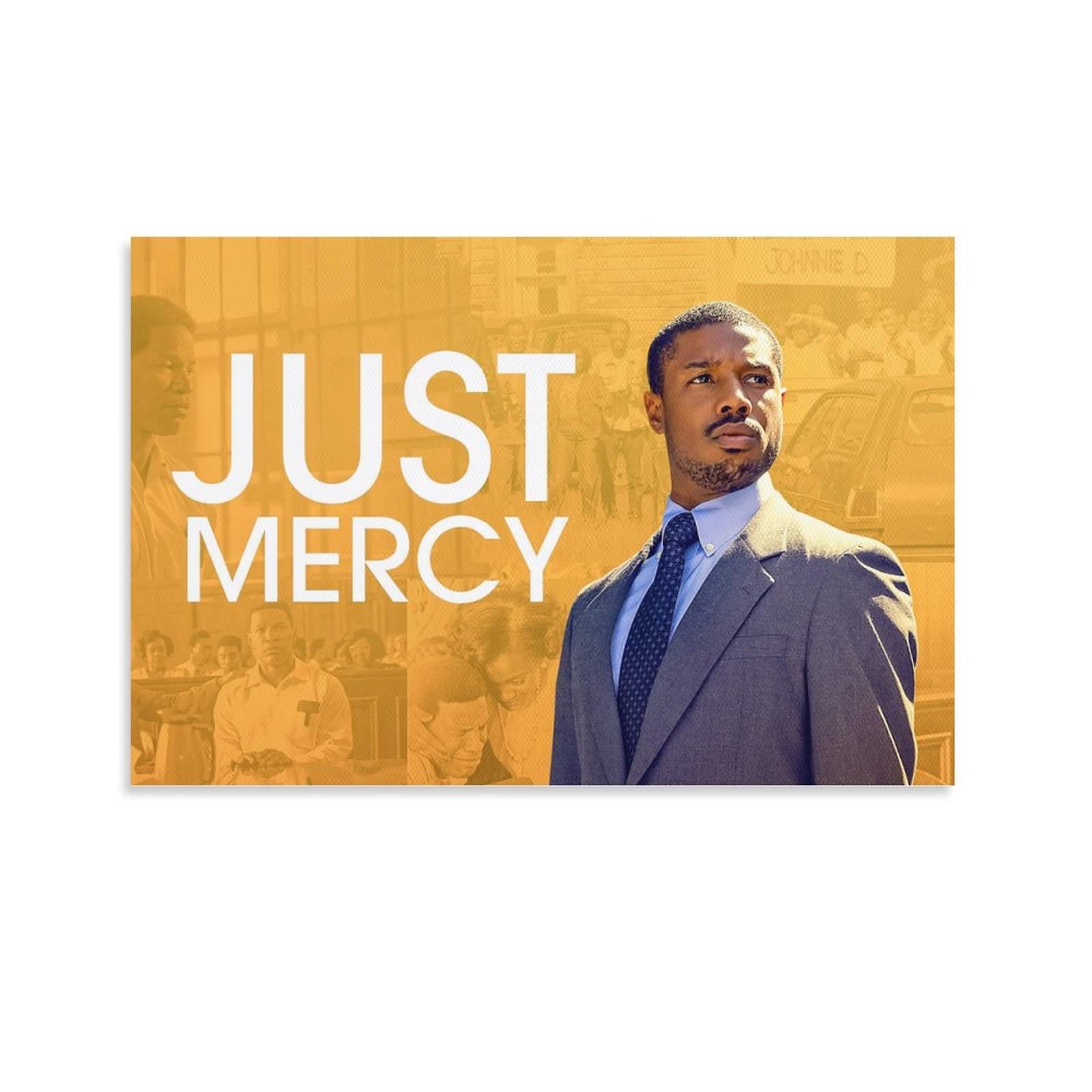 Just Mercy Custom Poster Classic Poster Movie Poster Posters for Room Aesthetic Art Poster Canvas Art Poster and Wall Art Picture Print Modern Family Bedroom Decor Posters 24x36inch(60x90cm)
