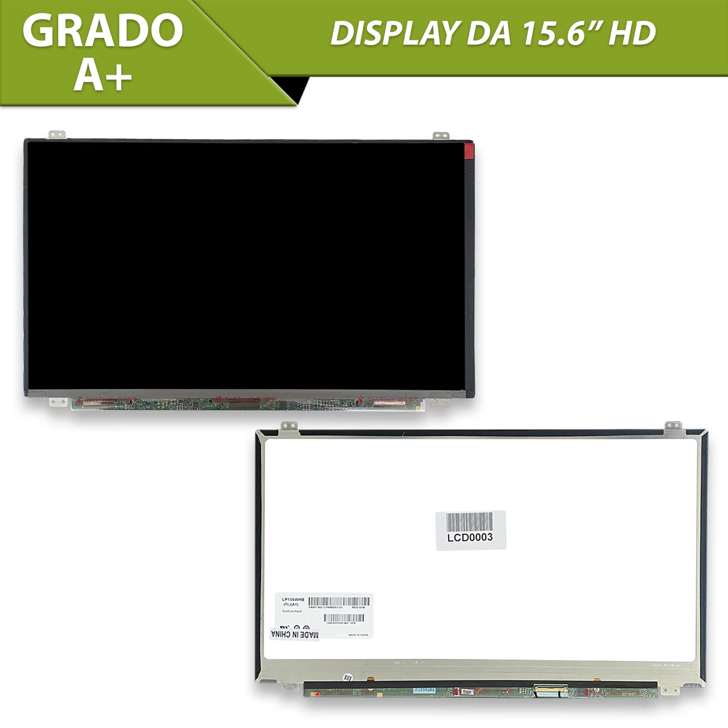 LCD Screen 15.6 FHD IPS 30 Pin Non Touch Dell Precision 3540/3541 LCD Screen 15.6 FHD IPS 30 Pin Non Touch Dell Precision 3540/3541