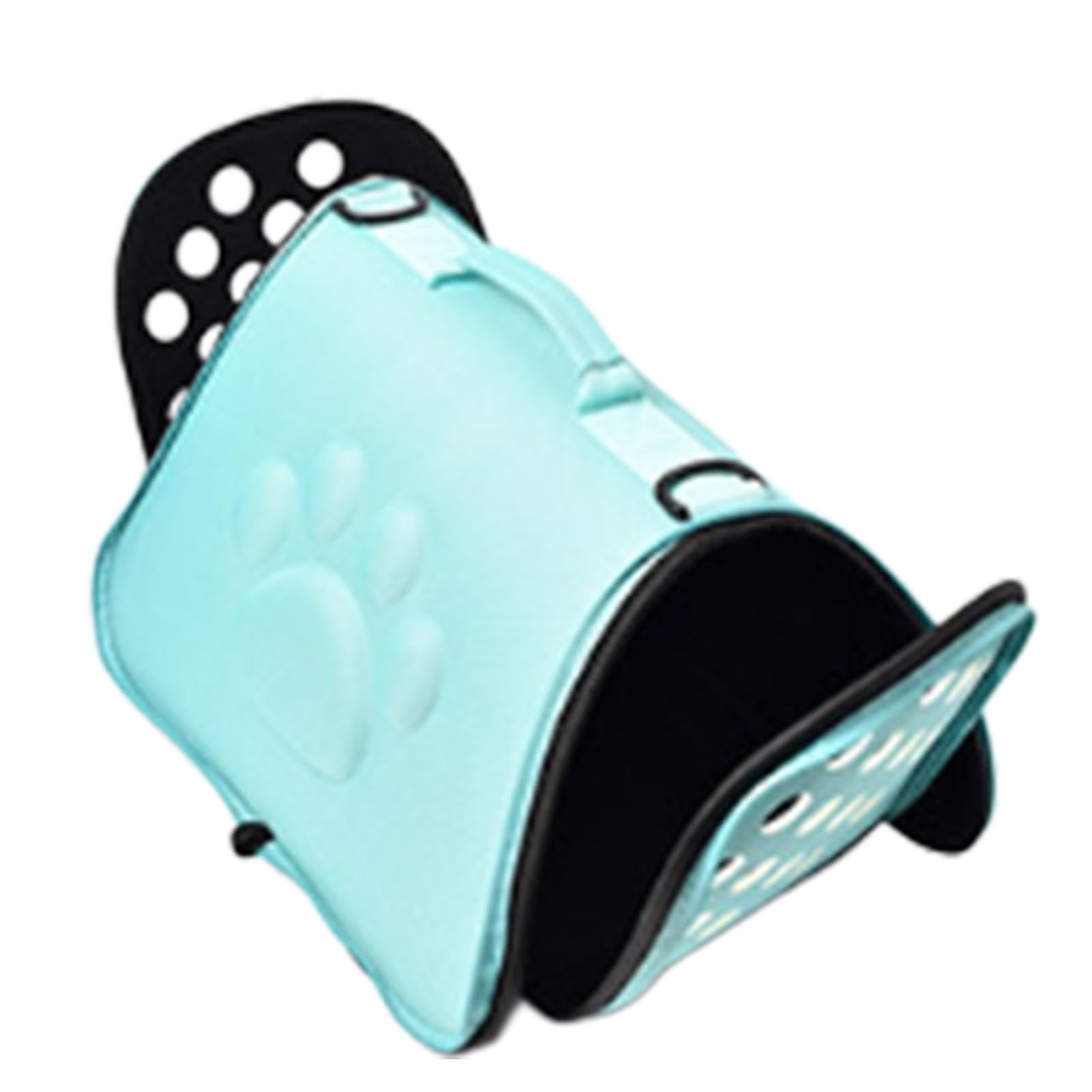 Haofy Transportín para Mascotas EVA, Transpirable, Suave, Transportador de Viaje para Gatos, Perros Pequeños, Bandolera, Portátil, Plegable, con Correa para el Hombro, Gran (L Máximo 7,5 kg)