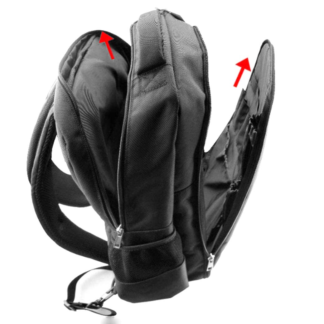 Zaino da barbiere Strumento multifunzionale per parrucchiere Borsa da viaggio per attrezzi da trucco Organizer per forbici Clippers, portatile