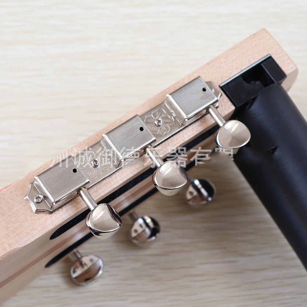 Chitarra acustica portatile da 34 pollici, pieghevole, per performance e turismo, pratica silenziosa, in legno d'acero, prestazioni professionali, facile da usare