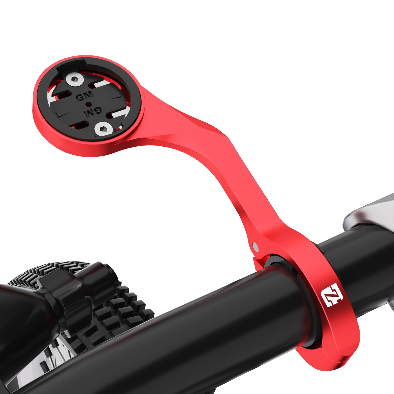 Out Front Bike Computer Mount,Bicycle GPS Computer Mount,Aero Bar Bicycle Stand Designed for 25.6mm & 31.8mm Handlebars,Bike Light Bracket Work for