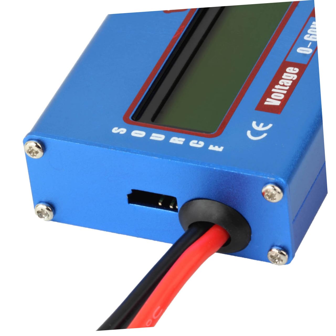 jojofuny 3piezas Medidor De Digital Lcd Para Baterías Rc Analizador De Voltaje y Energía Comprobador De Watt Para De Aeronaves y Energía Solar Azul