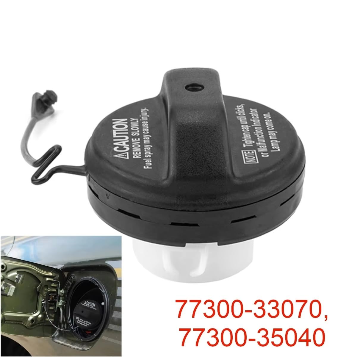77300-33070 Couvercle Intérieur De Bouchon Réservoir Carburant Voiture Pour Toyota Pour Prado 120 Pour 4Runner Pour Avensis Pour Camry Pour Scion Bouchon d'huile voiture