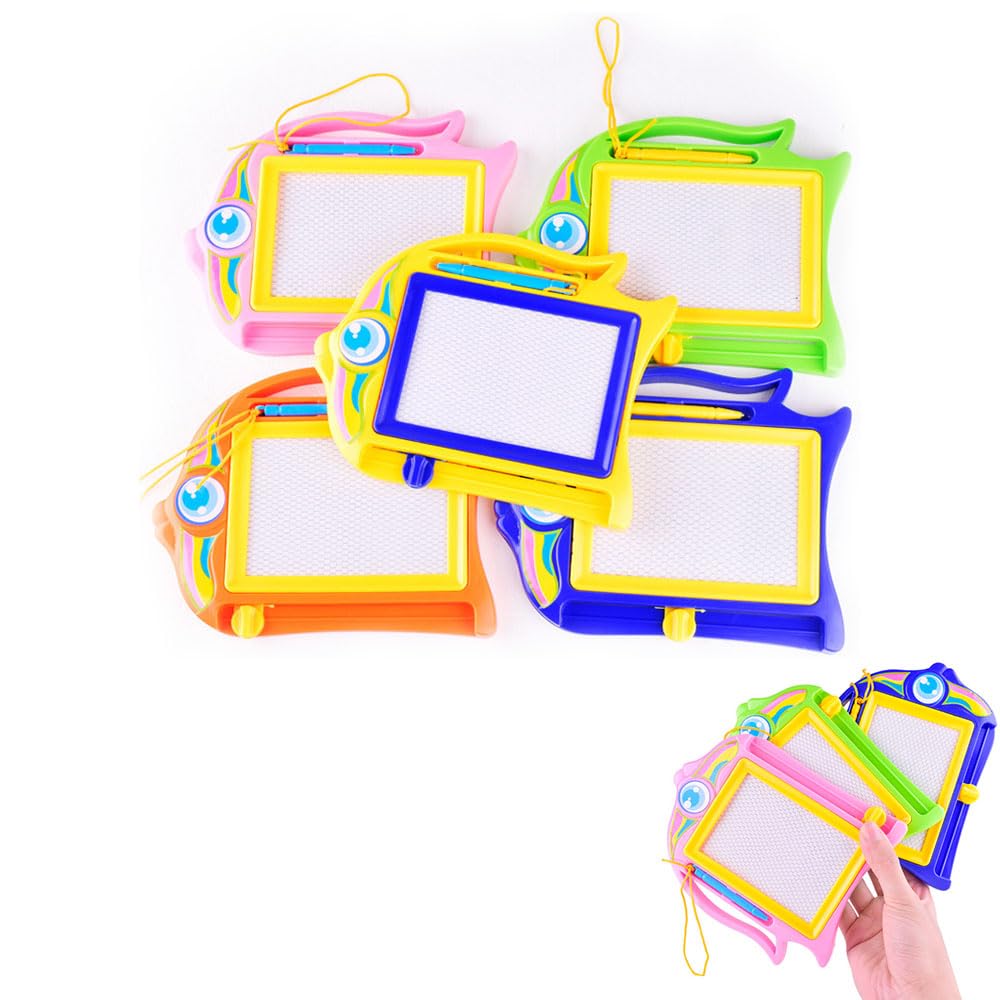 JZSMini Magnetic Drawing Boards - Blue and Pink - Perfect for Kids - Fun and Creative Playtime Activity 8-Pack