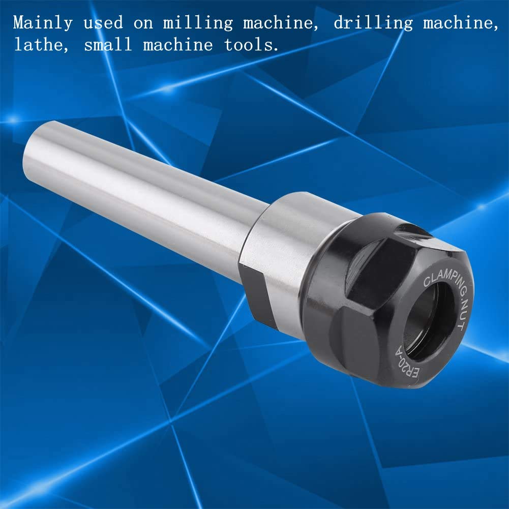 ER25 MT2 M10 Porte-mandrin, 1 mm-16 mm Porte-mandrin à pinces coniques Acier au carbone CNC Adaptateur d'arbre de fraisage utilisé sur la fraiseuse, perceuse, tour