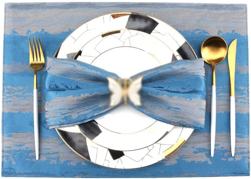 French Placemat Vintage Ironing Insulation Mat Cloth Western Placemat Cloth Placemat Cloth(D)