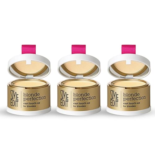 Miniatura 10 de Style Edit Polvo de retoque de raíz para cabello marrón claro Color de cabello para cubrir canas y raíces Polvo de línea capilar con infusión