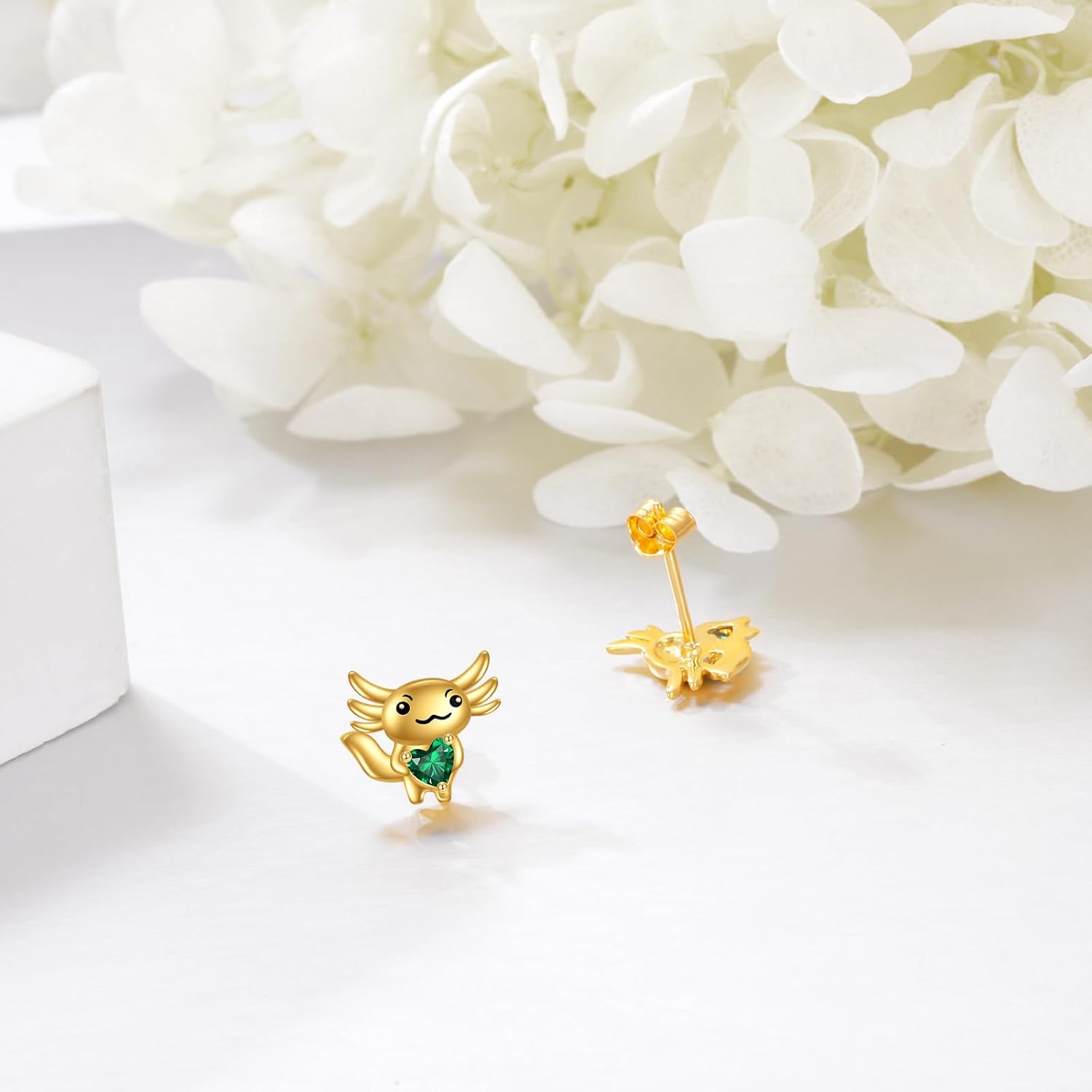 14K Celtic Dragonfly Earrings for Women Cute Animal Stud Earrings Christmas Valentine's Mother‘s Day Gifts - Image 4