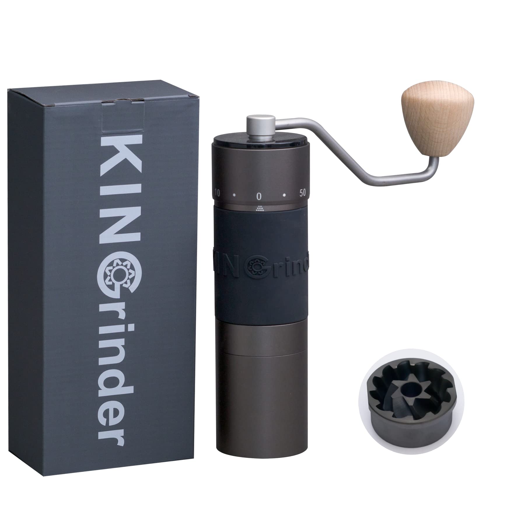 Buy KINGrinder K 4 Iron Grey Manual Hand Coffee Grinder 240 Adjustable
