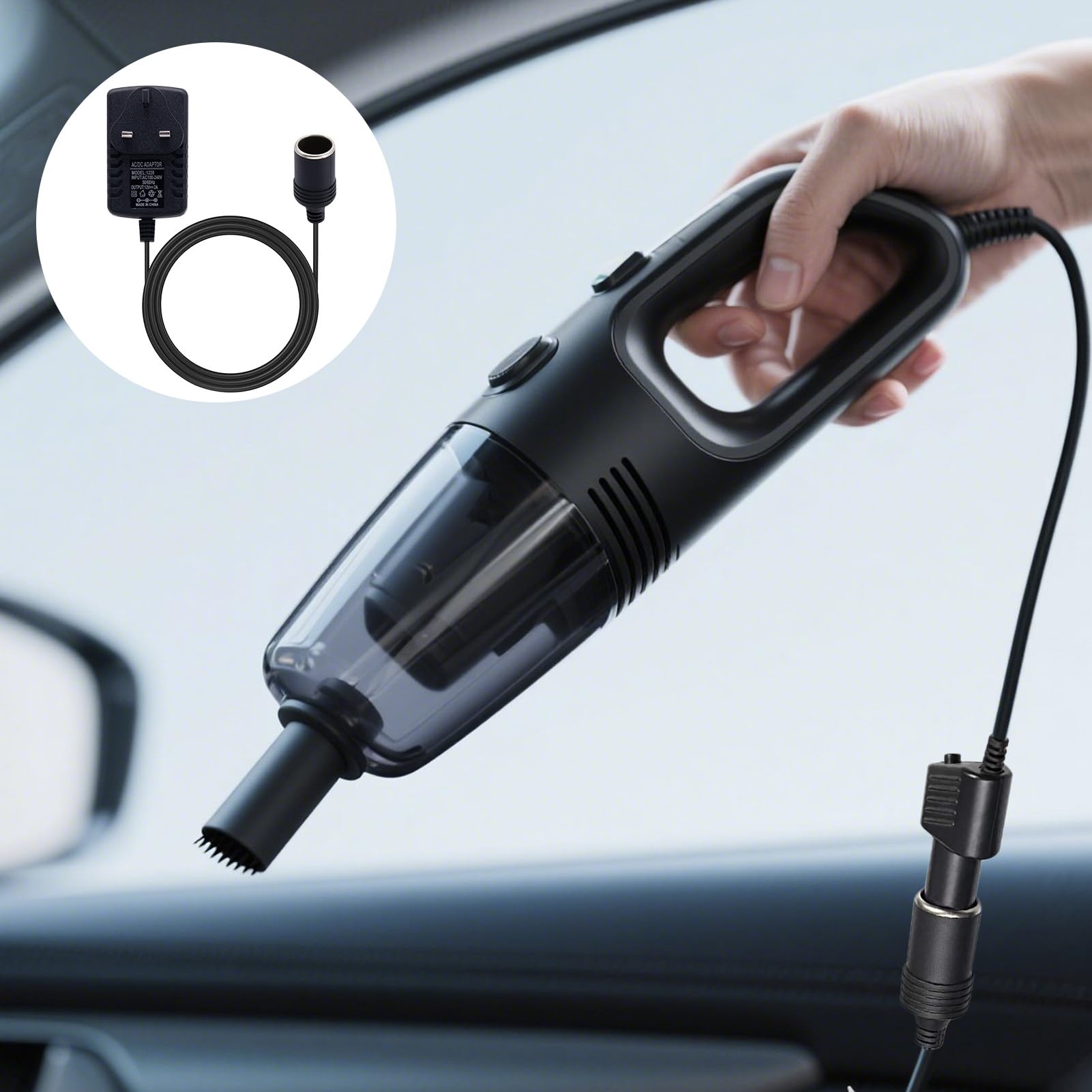 Car Plug Adapter 240V 2A AC Mains to 12V DC, Cars Power Inverters, Car Converter Socket Voltage, UK Plug Household Cigarette Lighter (Maximum Power 24W) — view 5