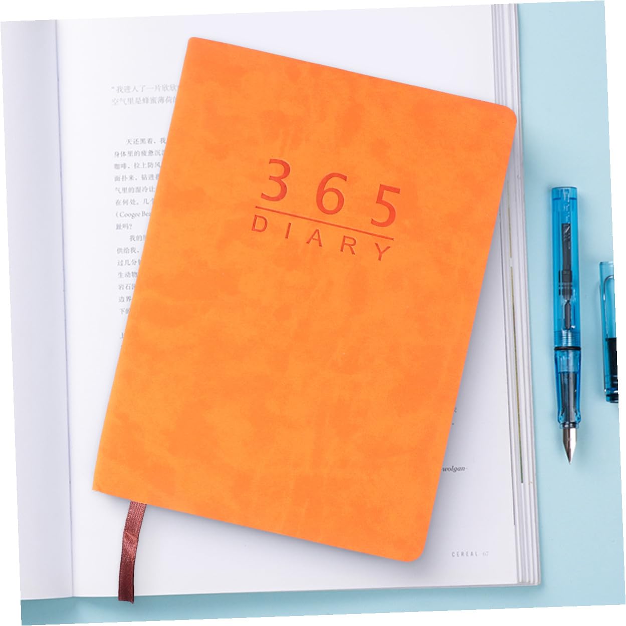 Lurrose 3stücke Planbuch Orange Notizbuch Für Schule Und Büro Für Schüler Und Studierende Vielseitige Verwendung Als Schreiben Und Skizzen