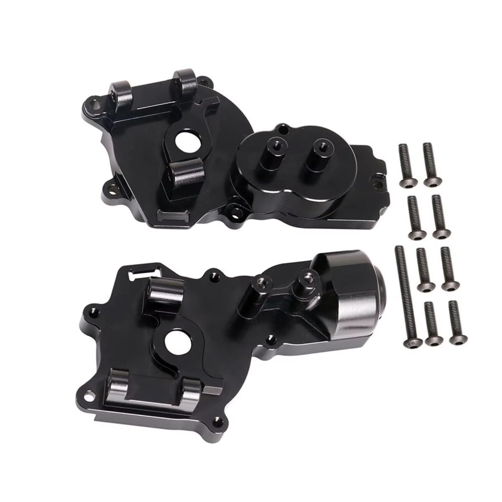 Compatibile Con Tamiya Per Hotshot II The Bigwig 1/10 RC Auto Parti Di Aggiornamento Custodia Anteriore In Alluminio Scatola Del Cambio Accessori