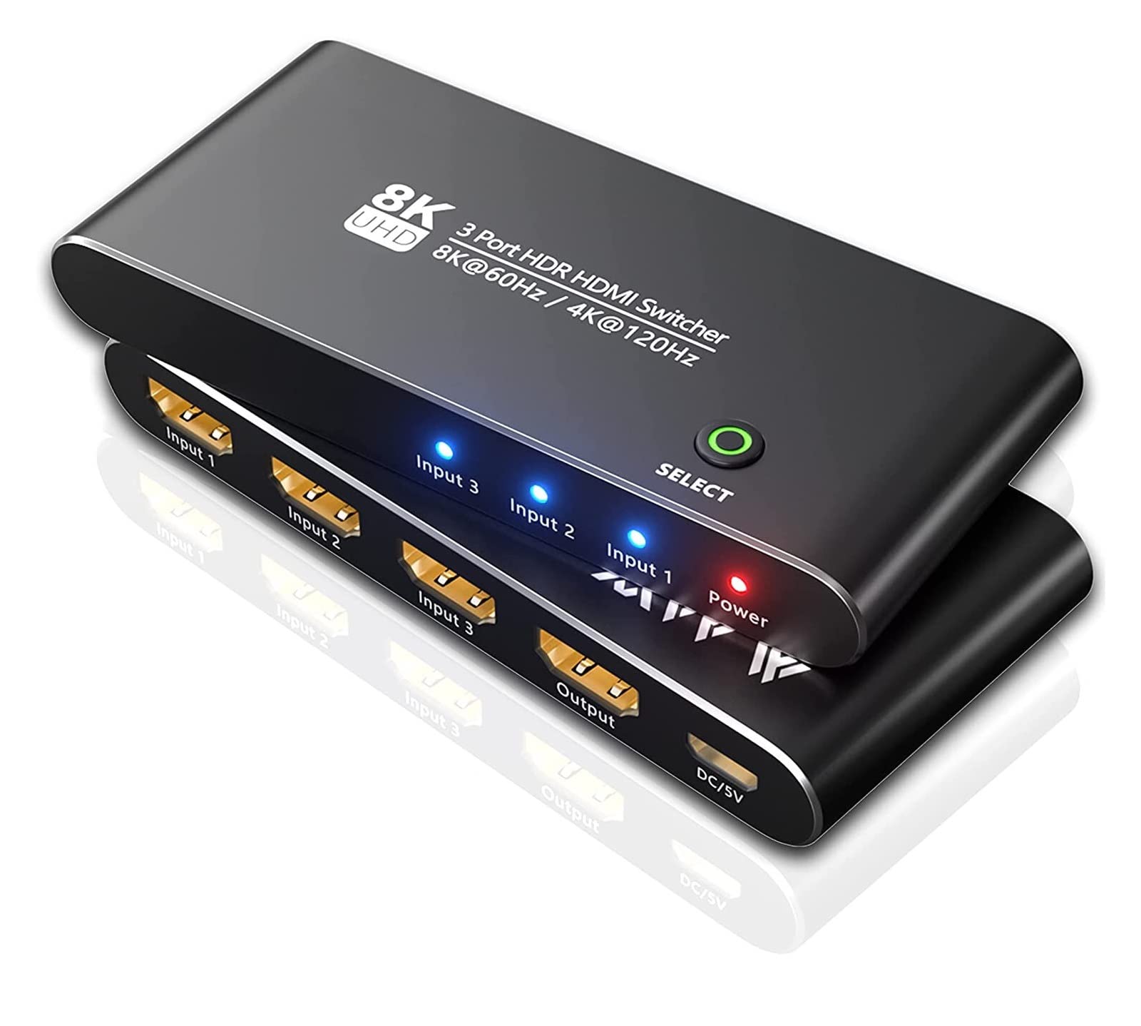 Amazon.co.jp: ビデオスイッチャー、 8K HDMI 互換 3 入力 1 出力