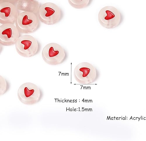 Miniatura 4 de 500 cuentas de números brillantes acrílicas redondas de cuentas de números mixtos para hacer joyas (número negro)
