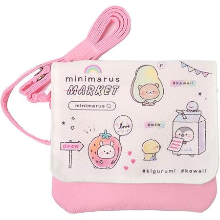Amazon 移動ポケット 幼稚園 ポケットポーチ 女の子 付けポケット ティッシュポーチ どこでもポッケ マルチポケット ハンカチポーチ ショルダー ポシェット クリップ Hauhau ハウハウ ショルダーバッグ ポシェット