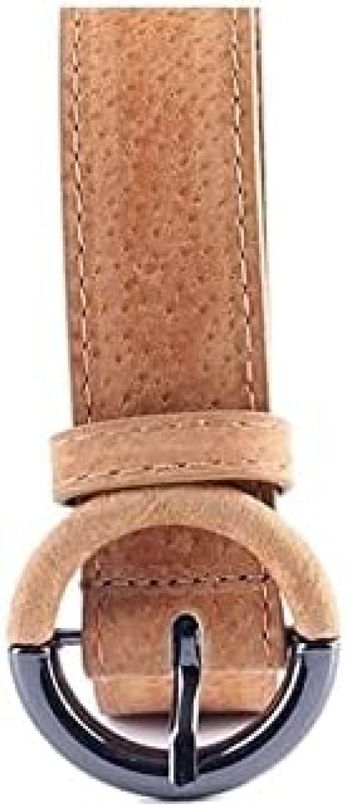 Ceinture Cuir Véritable Femme – Marron, Longueur 93cm (taille 36 à 42)
