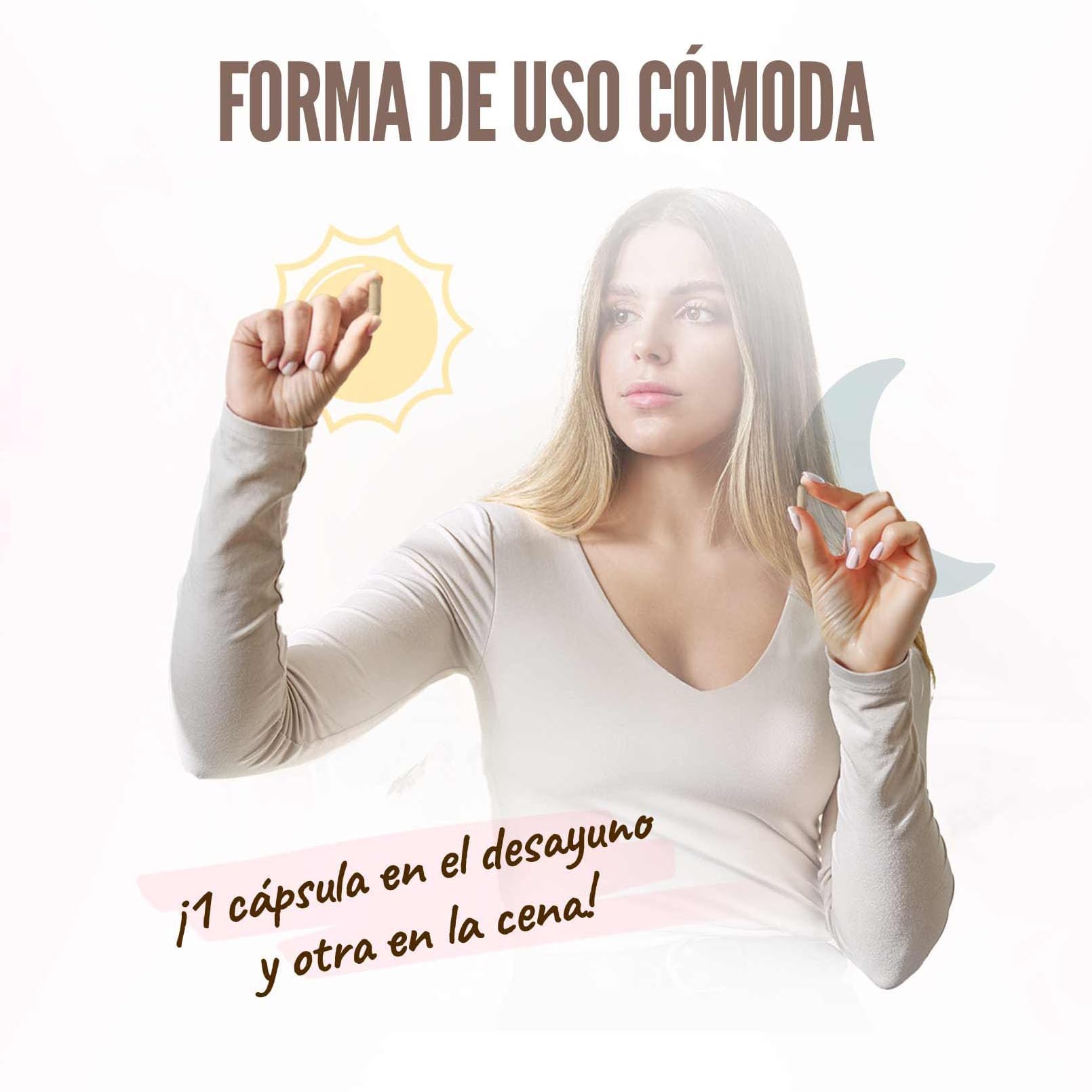 HSN Estroblock Care Control Estrógenos* | 120 Capsulas Vegetales | Indol-3-Carbinol (I3C) + D-Glucarato de Calcio + B6 | *La vitamina B6 ayuda a regular la actividad hormonal | Vegano Sin Gluten