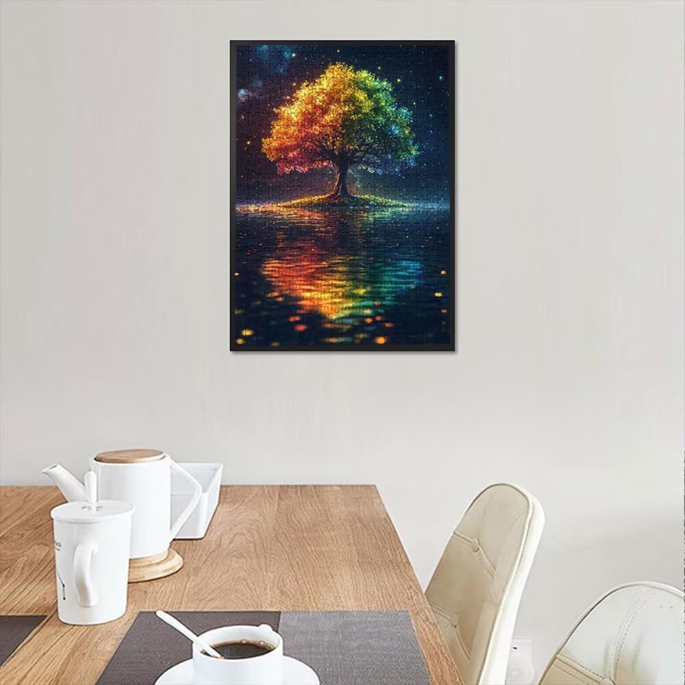 Puzzle 4000 Pezzi, Albero Stellare 3D Puzzle per Adulti Impegnativo, Educa Puzzles Artistico, Divertente E Stimolante Puzzles Decorativo per La Famiglia, Regalo e Decorazione Pareti DX0YL6-961