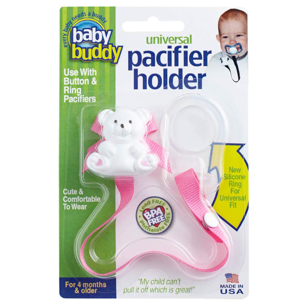 Baby Pacifier Binky Buddy Baby Buddy Pacifier Clip Holder, Newborn