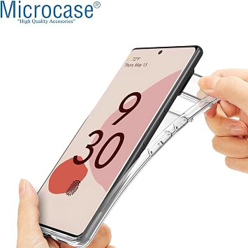 Microcase Google Pixel 6 Pro 0.2 mm İnce Silikon Kılıf - Şeffaf